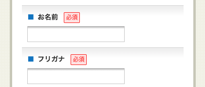 名前・フリガナを入力