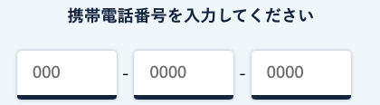 電話番号を入力