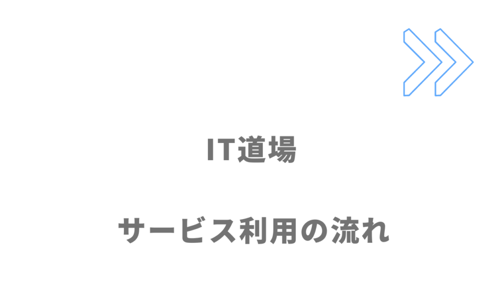 IT道場のサービスの流れ