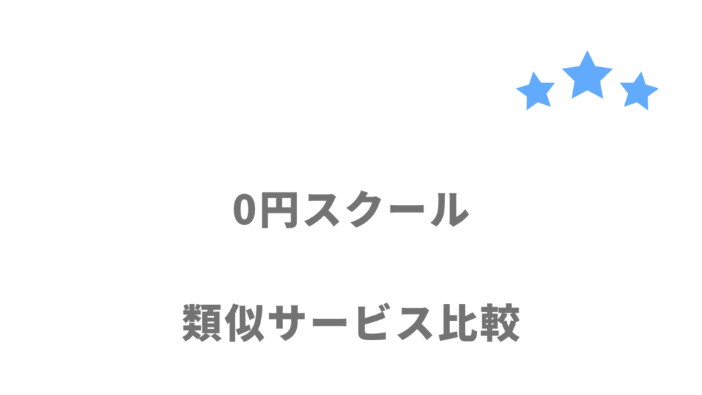 おすすめの無料プログラミングスクール比較