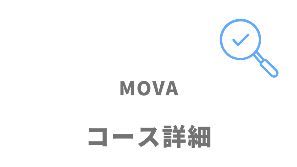 MOVAのコース・料金