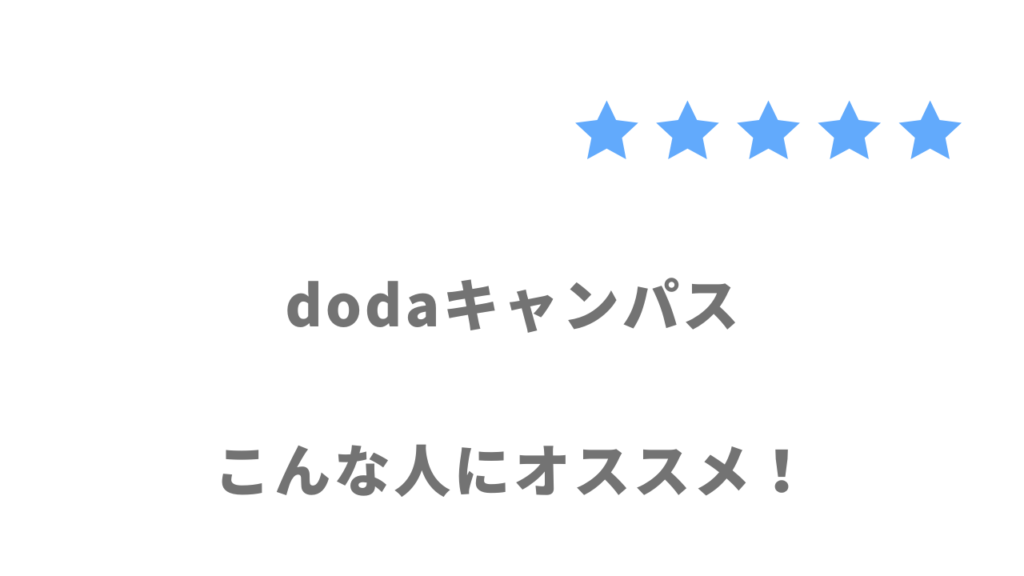 dodaキャンパスの利用がおすすめな人