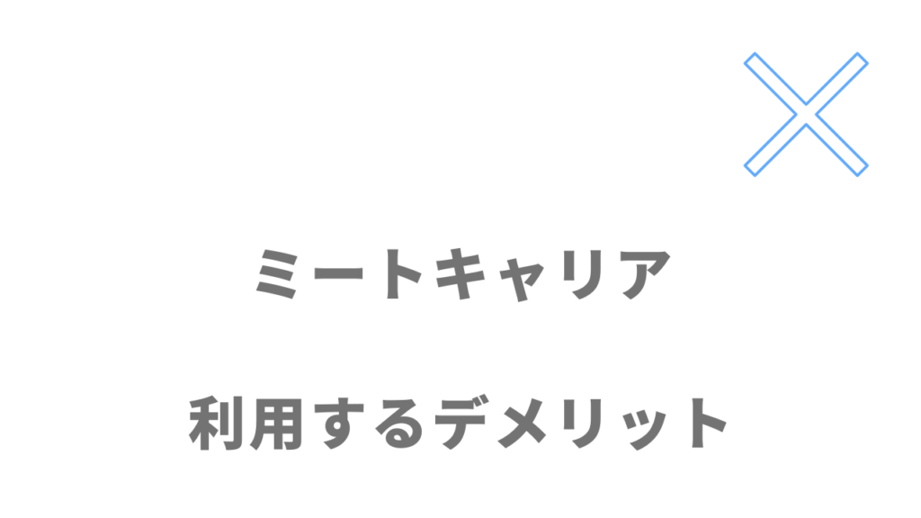 ミートキャリアのデメリット