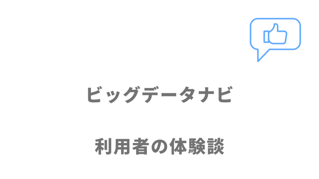 ビッグデータナビの評判・口コミ