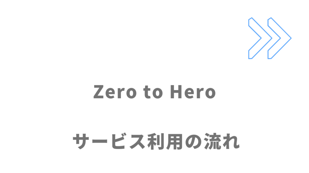 Zero to Heroのサービスの流れ