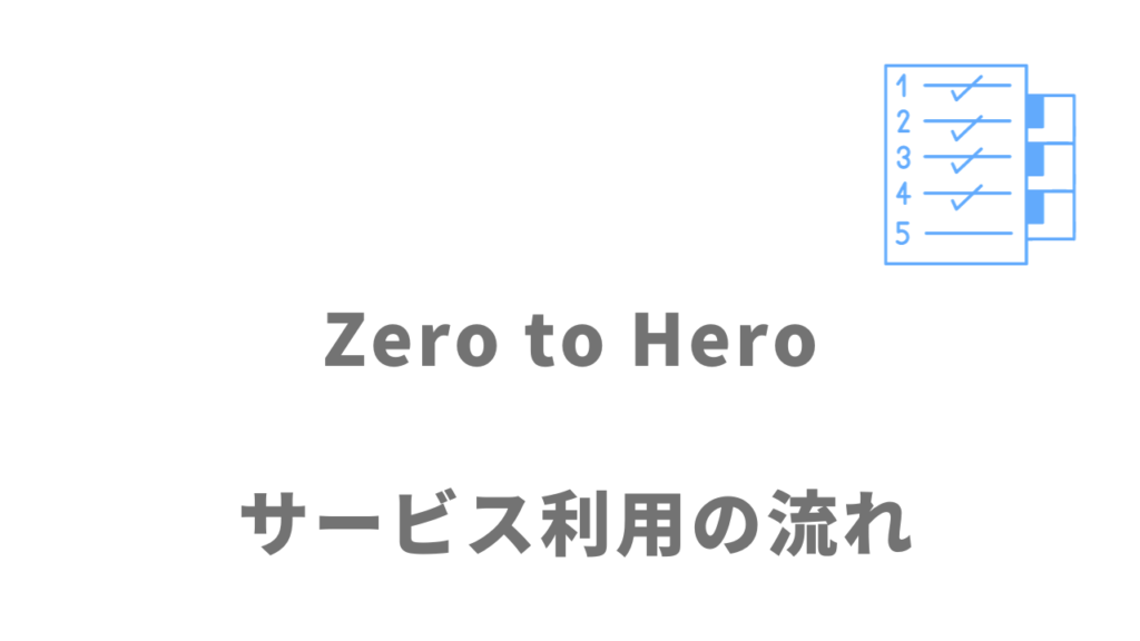 Zero to Heroのサービスの流れ