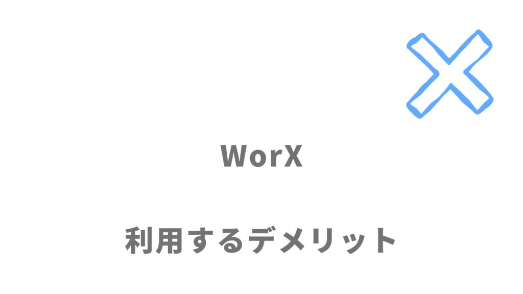 WorXのデメリット