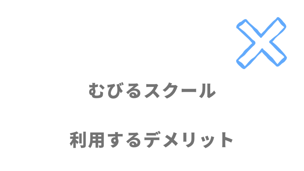 むびるスクールのデメリット